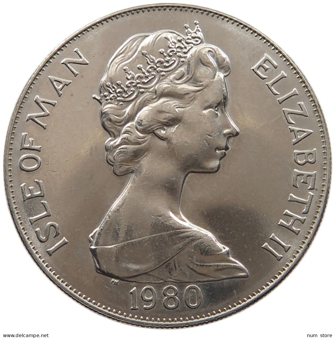 ISLE OF MAN CROWN 1980 Elizabeth II. (1952-2022) #c005 0109 - Isle Of Man