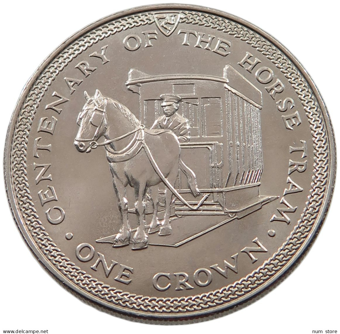 ISLE OF MAN CROWN 1976  #alb043 0333 - Isle Of Man