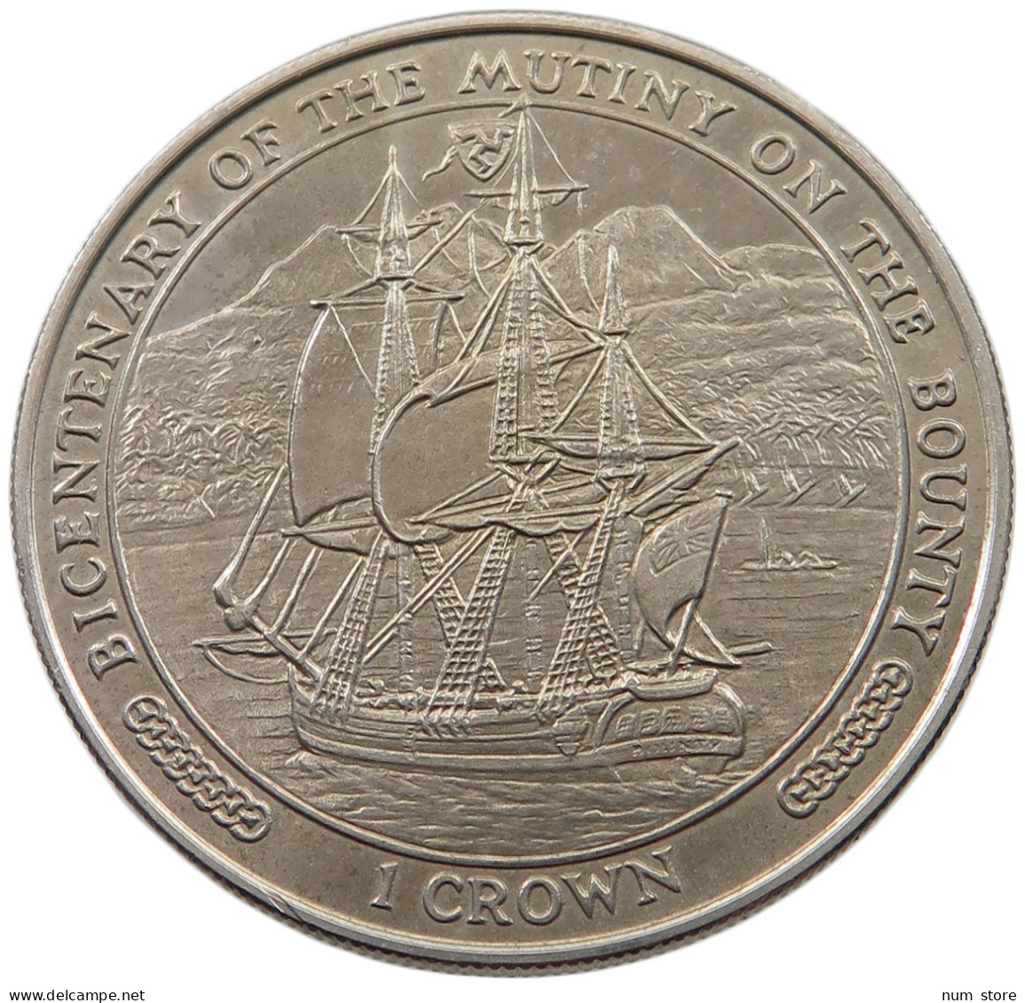 ISLE OF MAN CROWN 1989  #alb043 0177 - Île De  Man