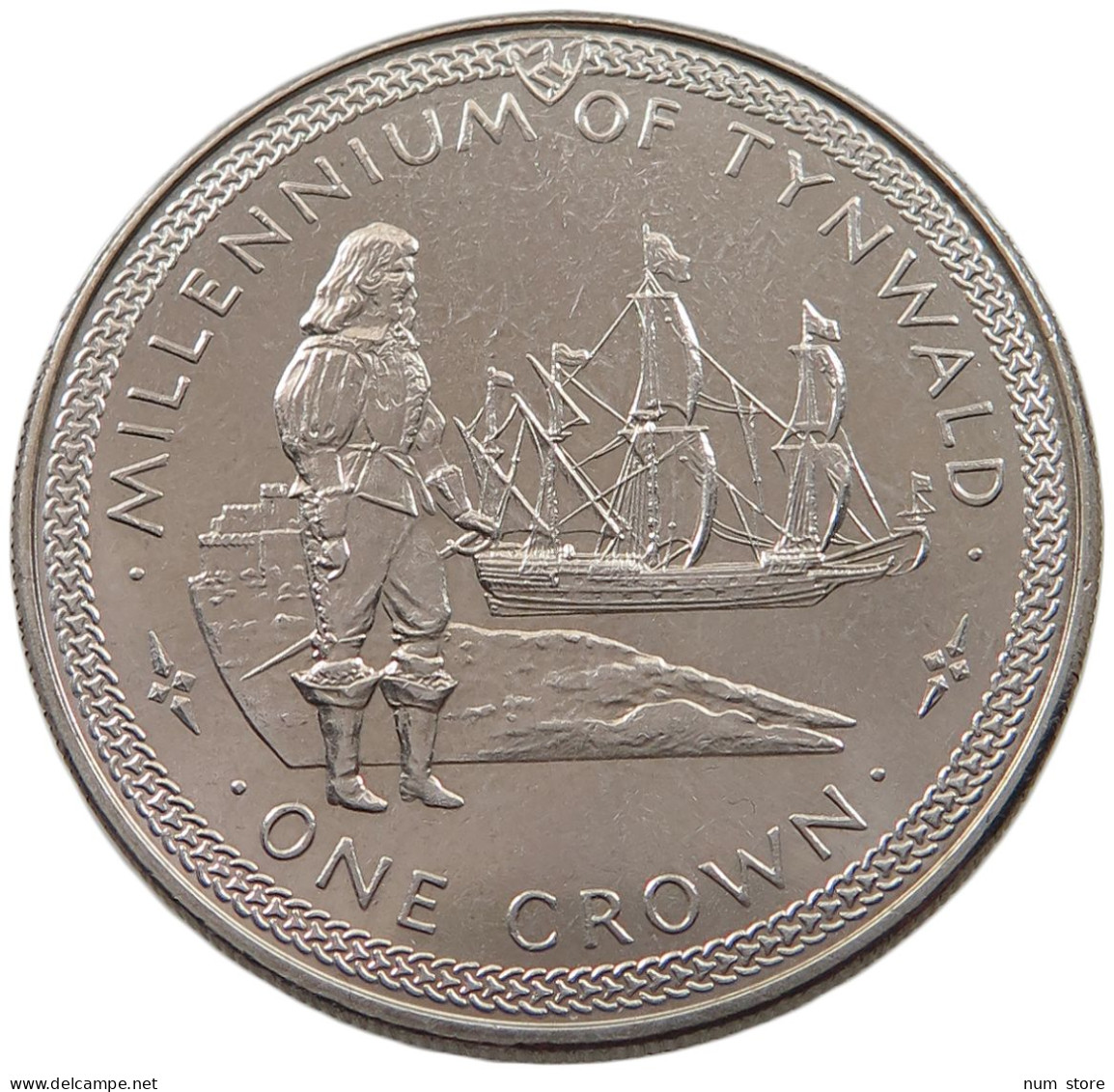 ISLE OF MAN CROWN 1979  #alb043 0013 - Isla Man