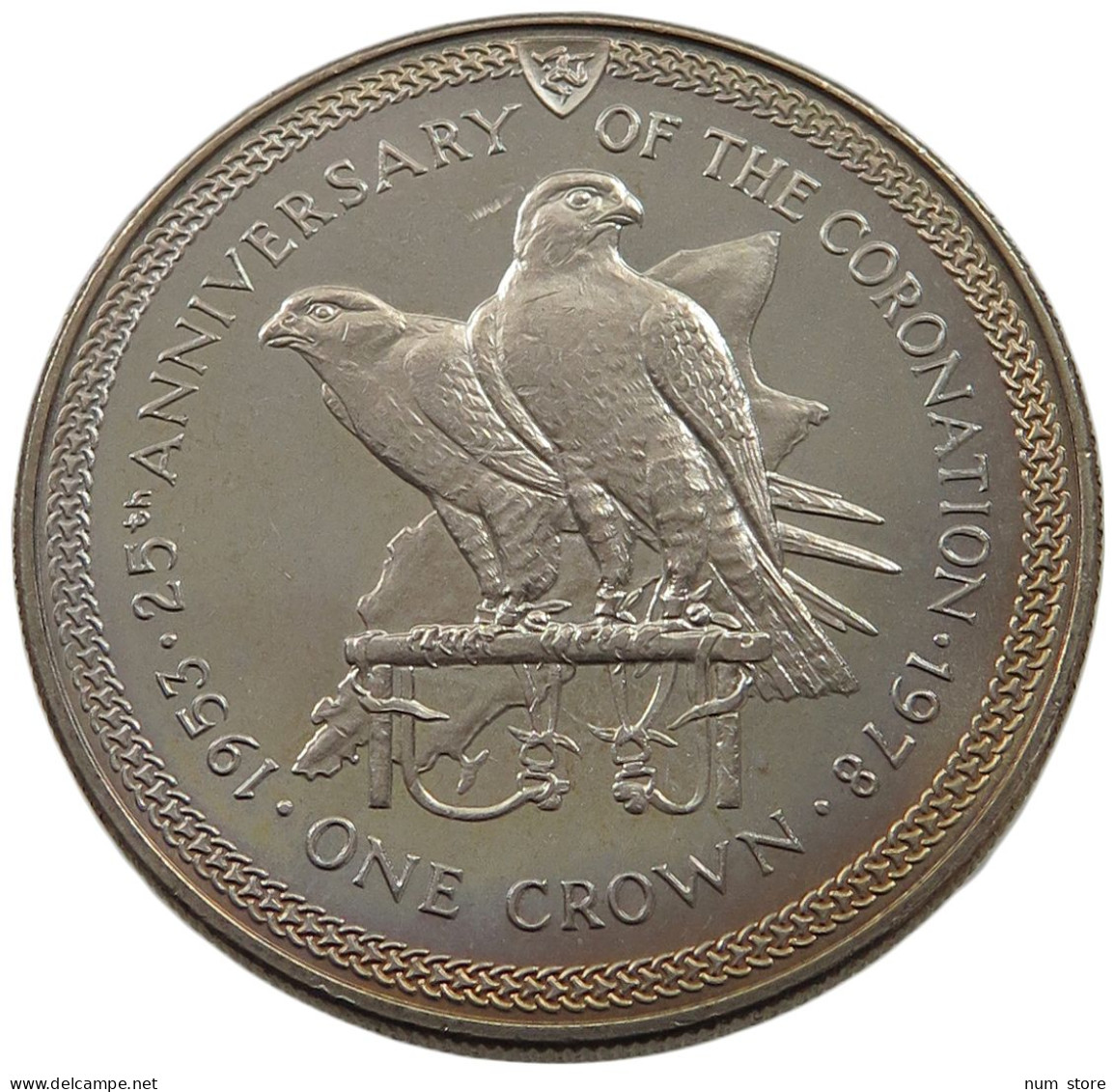 ISLE OF MAN CROWN 1978  #alb032 0121 - Eiland Man