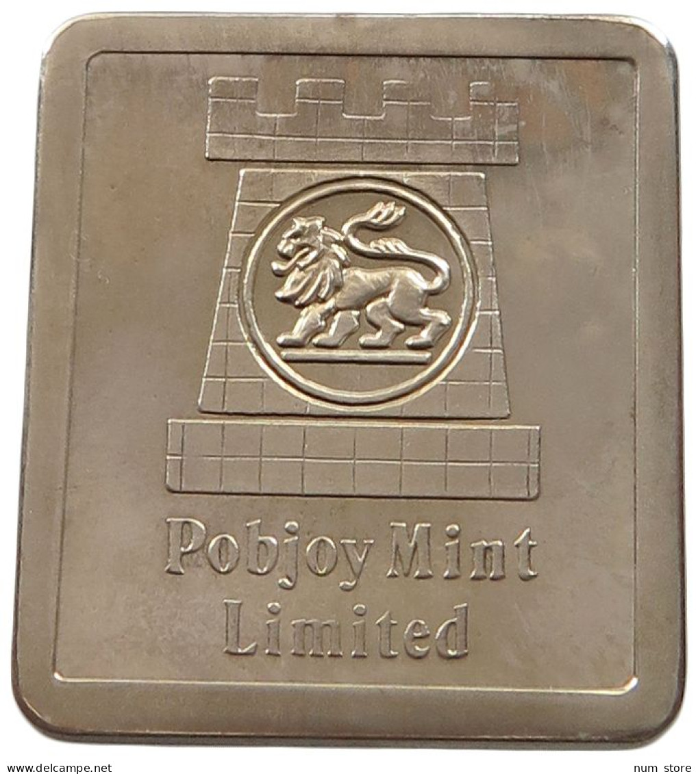 ISLE OF MAN POBJOY MINT TOKEN 1985  #alb032 0043 - Isla Man