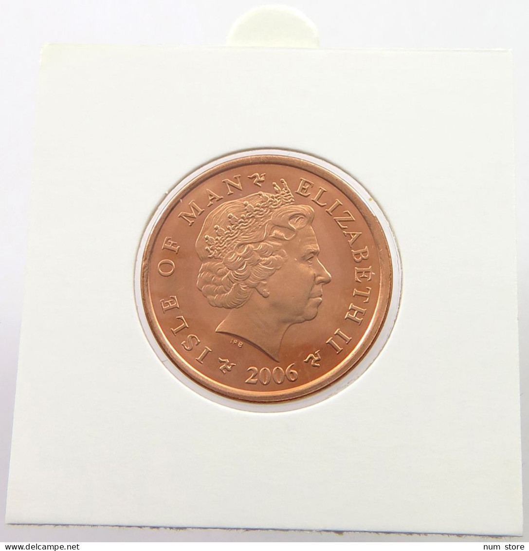 ISLE OF MAN 2 PENCE 2006 Elizabeth II. (1952-2022) #alb028 0377 - Île De  Man