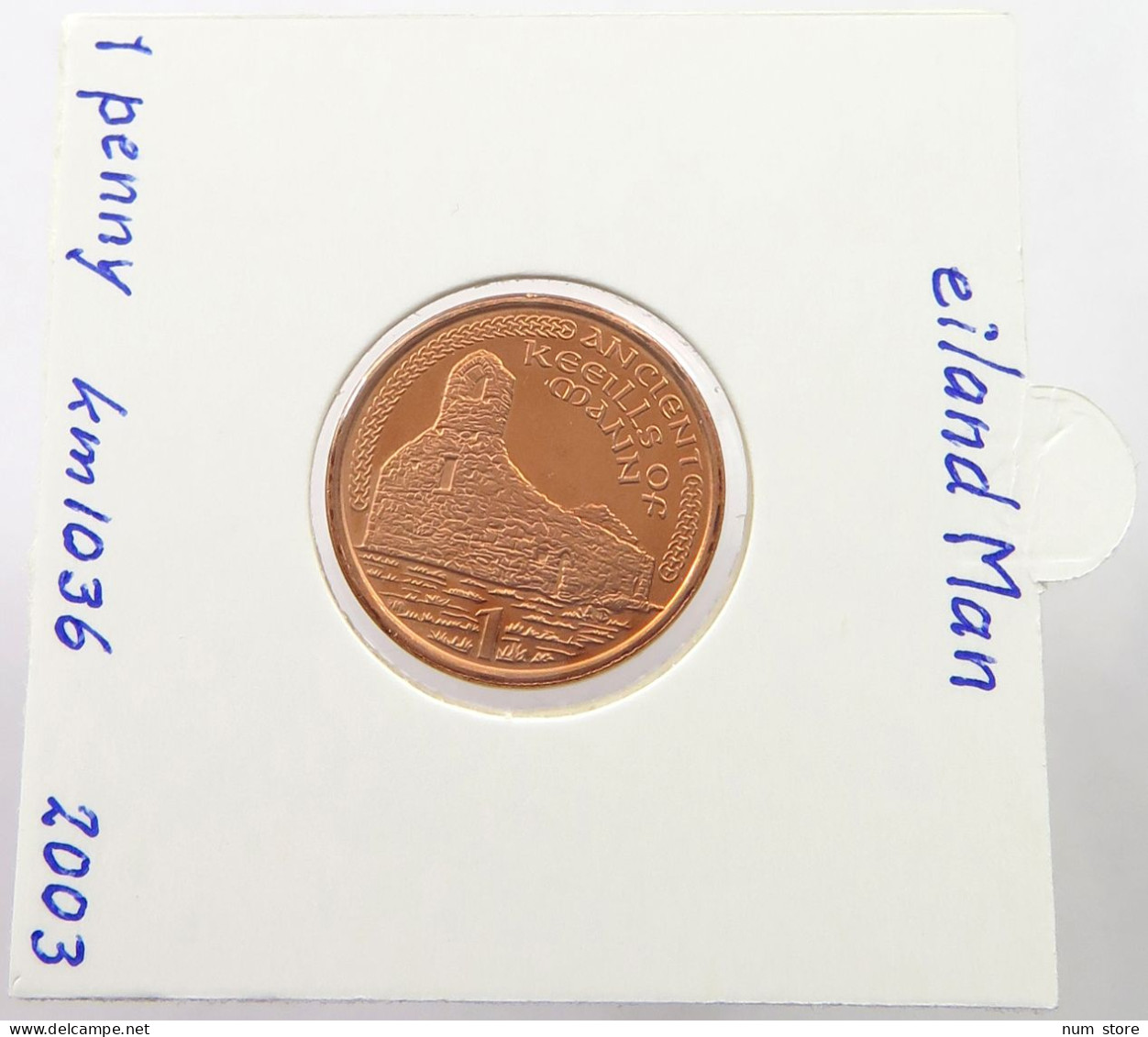 ISLE OF MAN PENNY 2003 Elizabeth II. (1952-2022) #alb028 0431 - Île De  Man