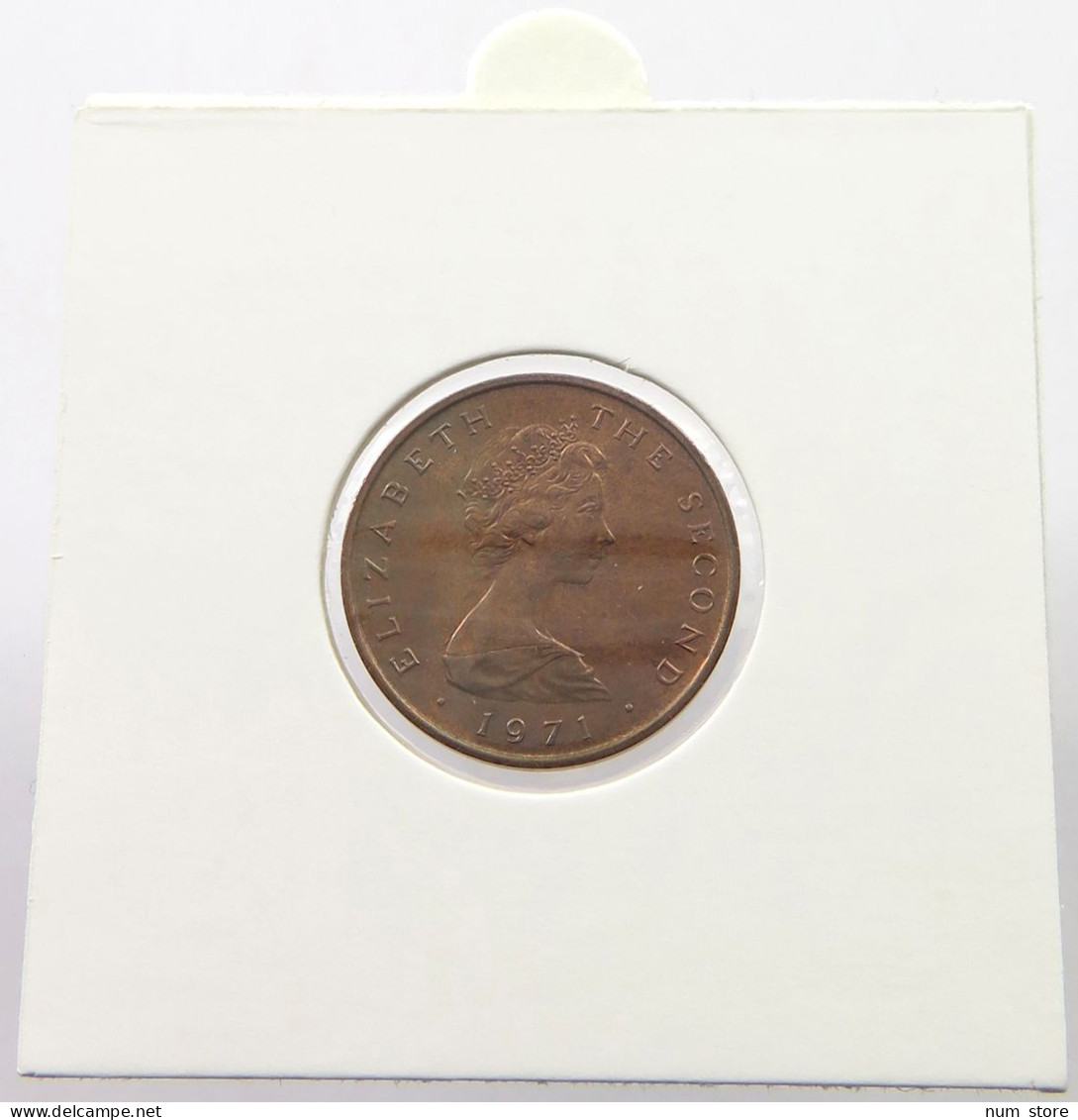 ISLE OF MAN NEW PENNY 1971 Elizabeth II. (1952-2022) #alb028 0399 - Île De  Man