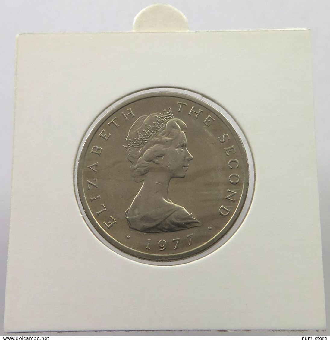 ISLE OF MAN 10 PENCE 1977 Elizabeth II. (1952-2022) #alb028 0241 - Isle Of Man