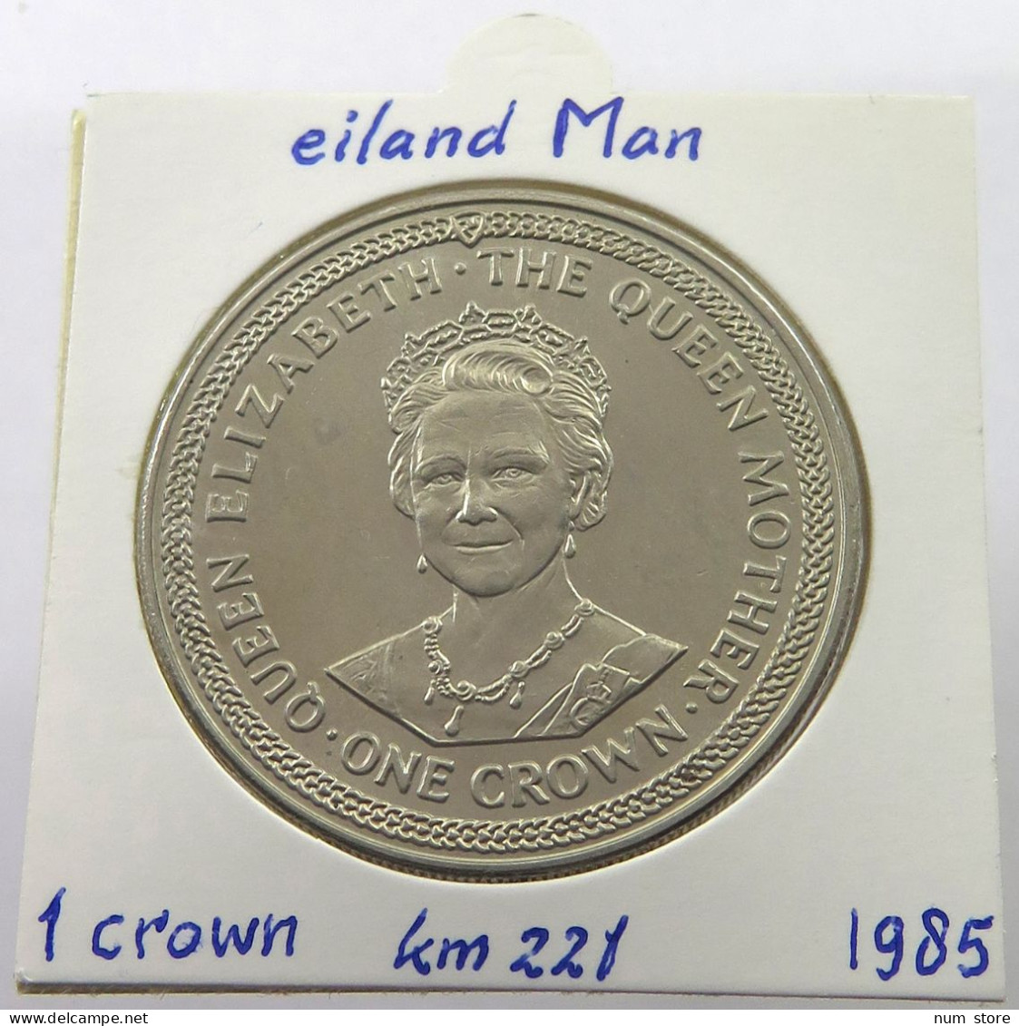 ISLE OF MAN CROWN 1985  #alb026 0193 - Isle Of Man