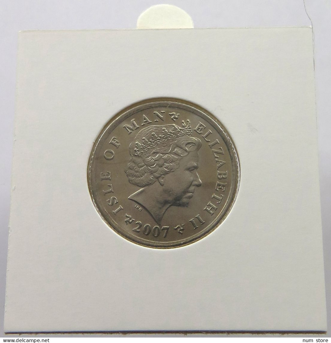 ISLE OF MAN 10 PENCE 2007 Elizabeth II. (1952-2022) #alb028 0259 - Île De  Man