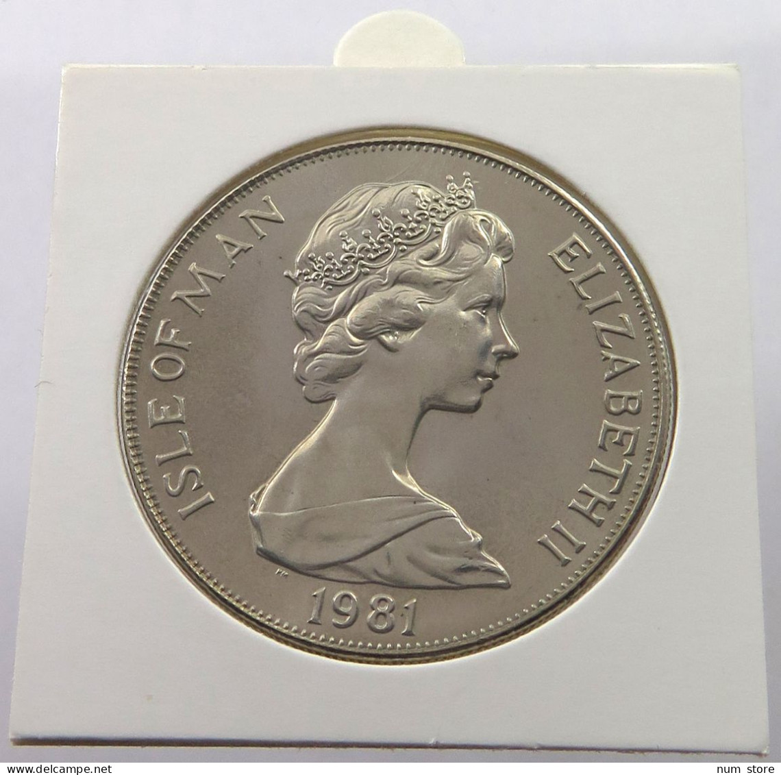 ISLE OF MAN CROWN 1981  #alb026 0137 - Île De  Man