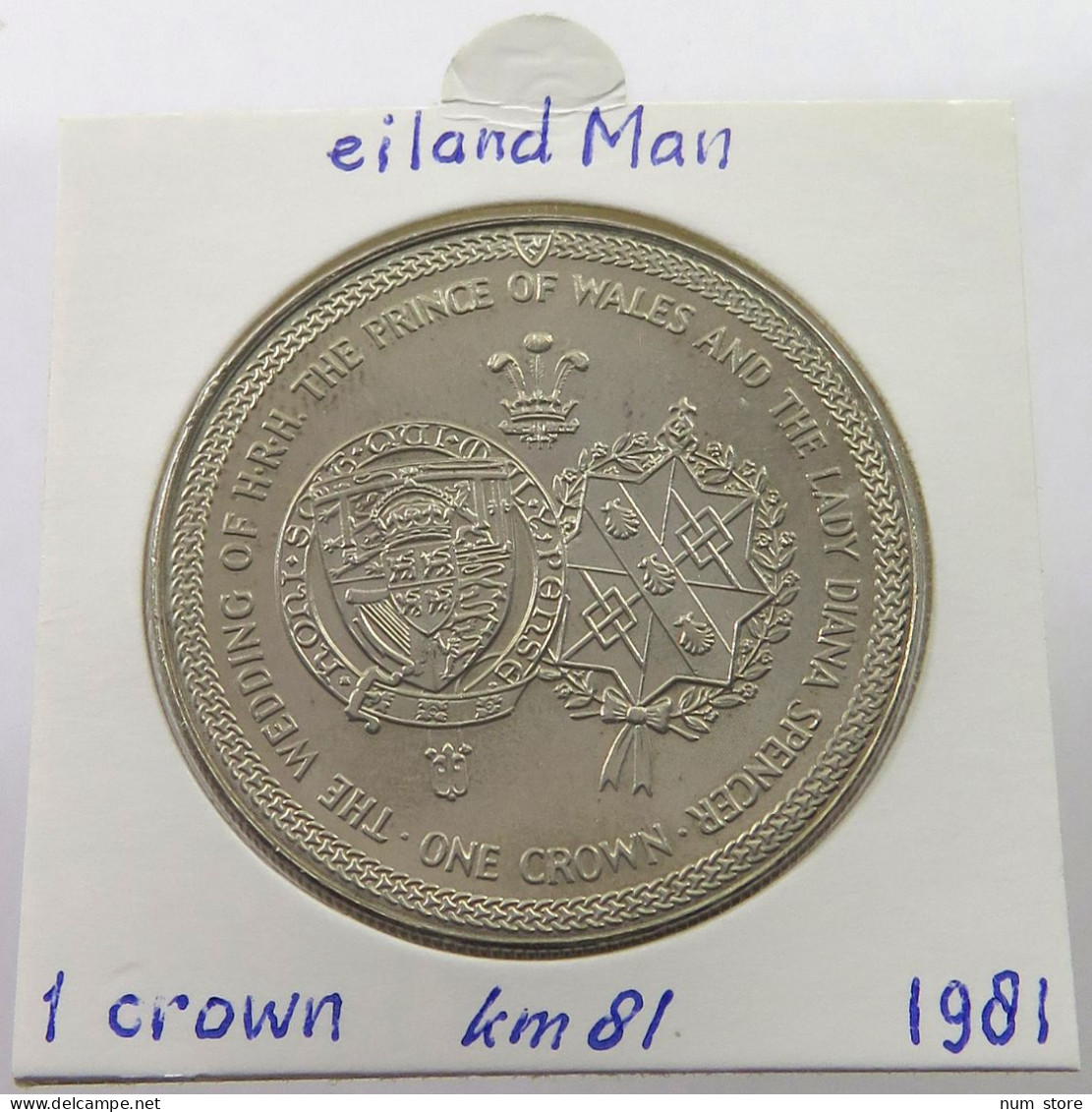 ISLE OF MAN CROWN 1981  #alb026 0137 - Eiland Man