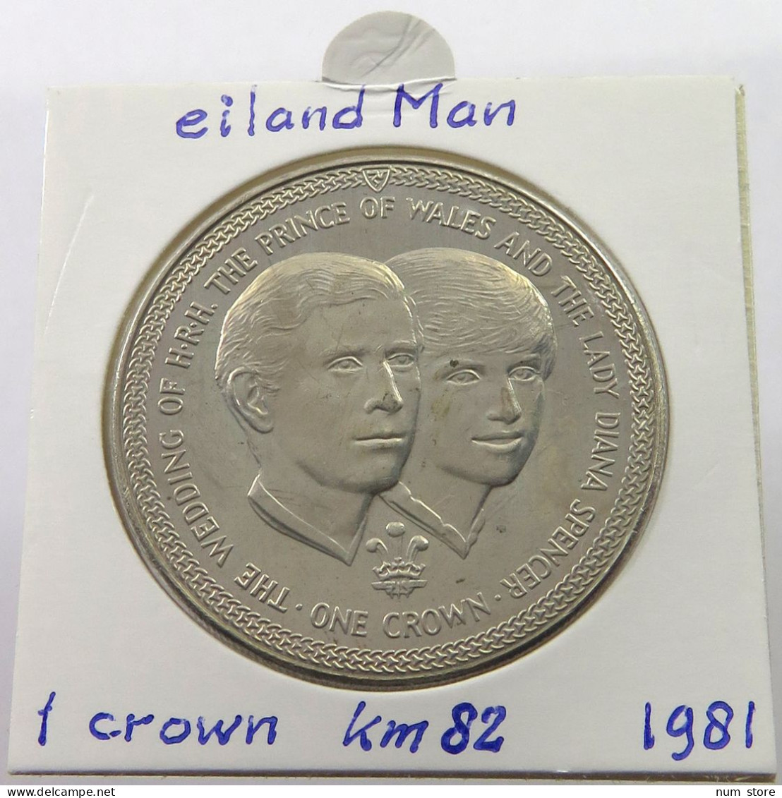 ISLE OF MAN CROWN 1981  #alb026 0127 - Eiland Man