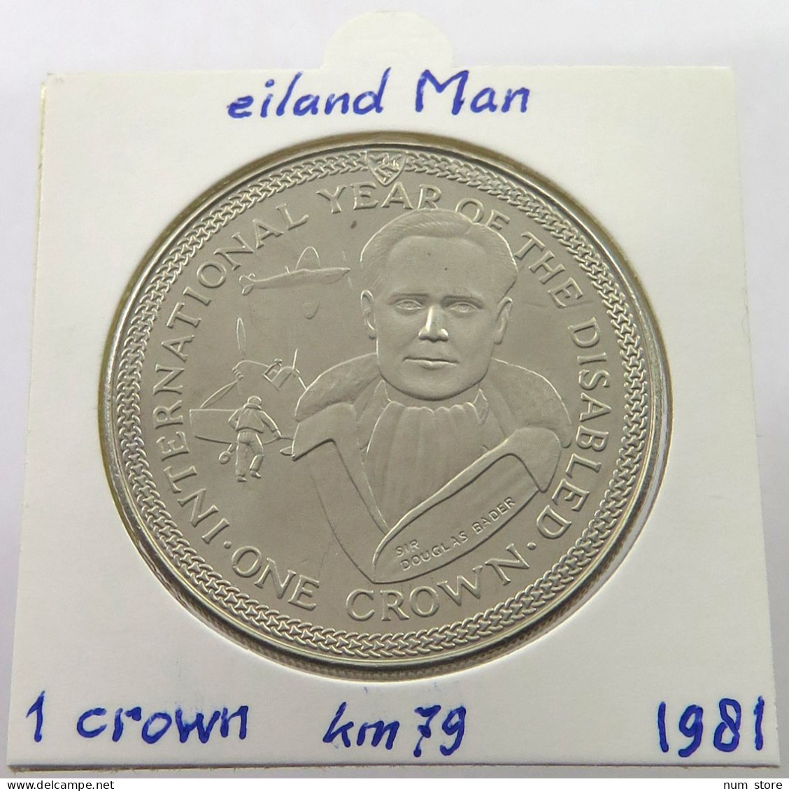 ISLE OF MAN CROWN 1981  #alb026 0133 - Eiland Man