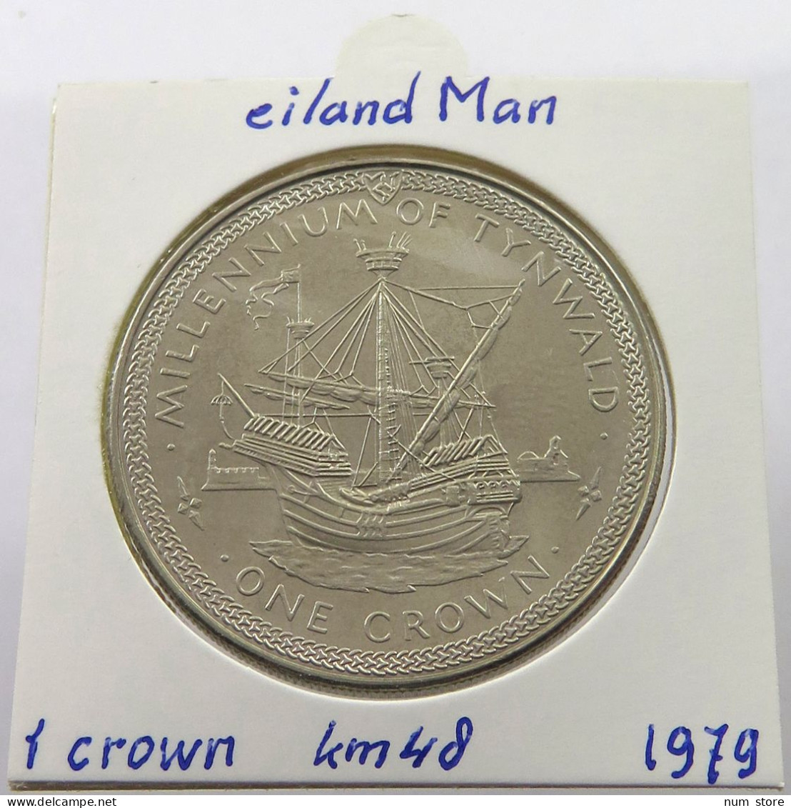 ISLE OF MAN CROWN 1979  #alb026 0109 - Isla Man