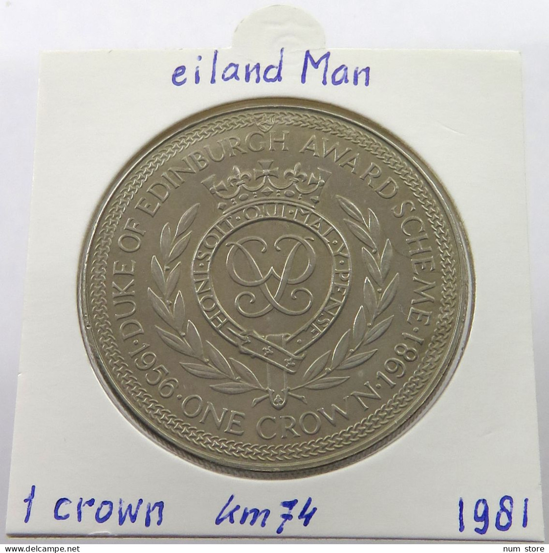 ISLE OF MAN CROWN 1981  #alb026 0111 - Eiland Man
