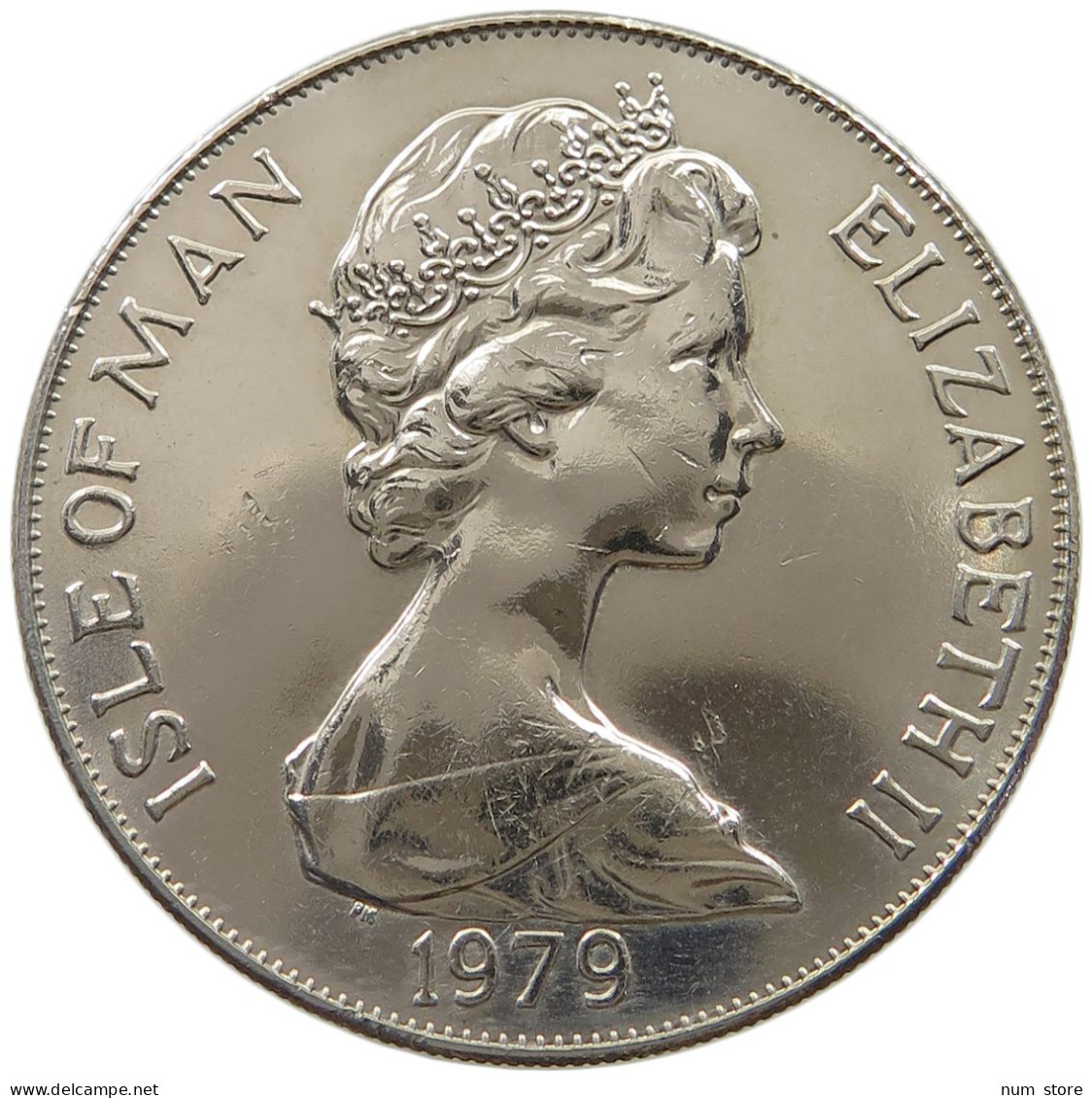 ISLE OF MAN CROWN 1979 Elizabeth II. (1952-2022) #a026 0383 - Isla Man