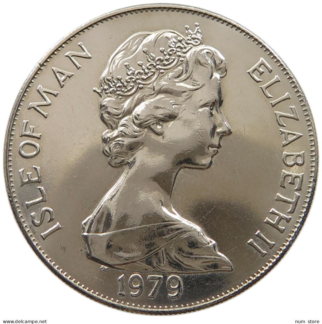 ISLE OF MAN CROWN 1979 Elizabeth II. (1952-2022) #a026 0391 - Isle Of Man