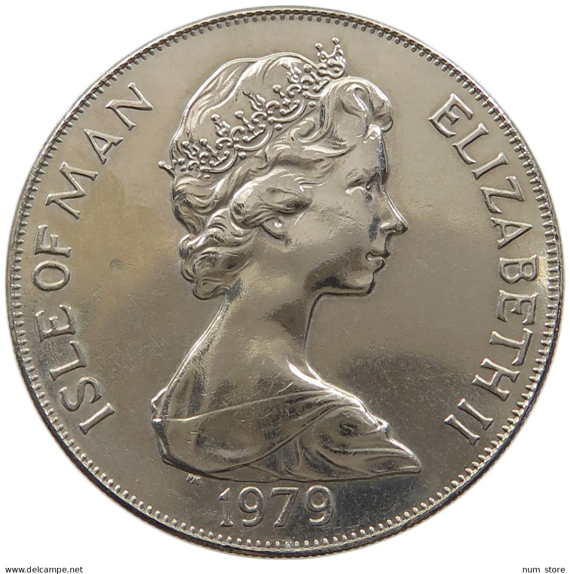 ISLE OF MAN CROWN 1979 Elizabeth II. (1952-2022) #a026 0381 - Isla Man