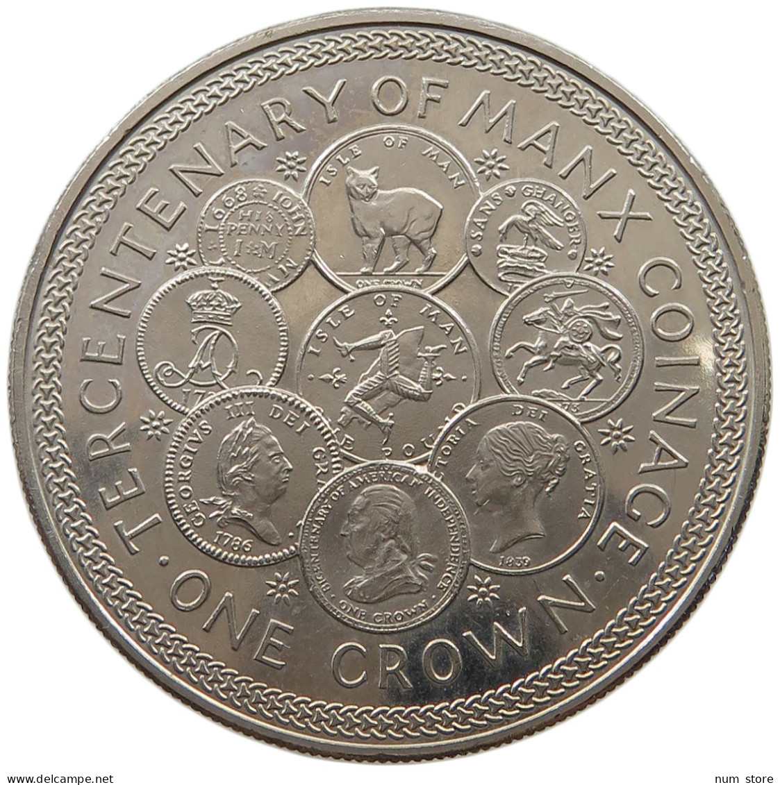 ISLE OF MAN CROWN 1979 Elizabeth II. (1952-2022) #a026 0365 - Île De  Man