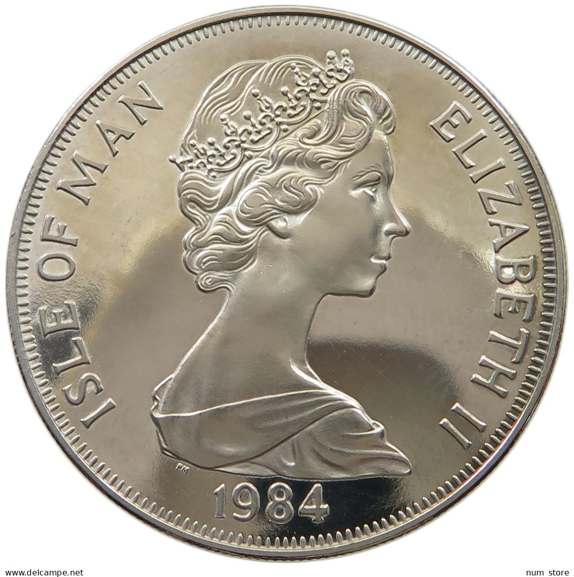 ISLE OF MAN CROWN 1984 Elizabeth II. (1952-2022) #a026 0363 - Île De  Man