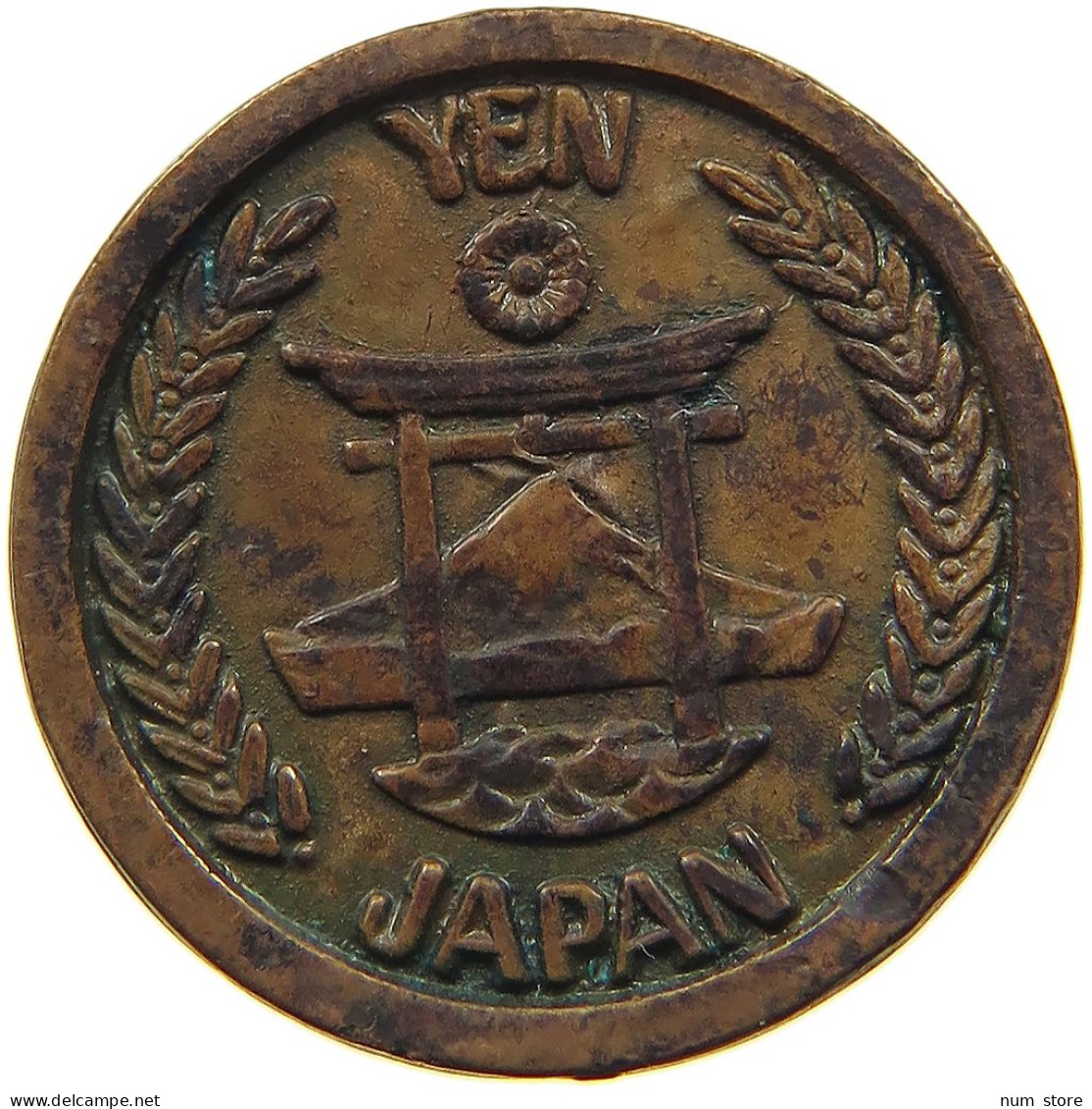 JAPAN JETON  PLASTIC JETON YEN PLAY COINS OF JAPAN #c081 0045 - Japon