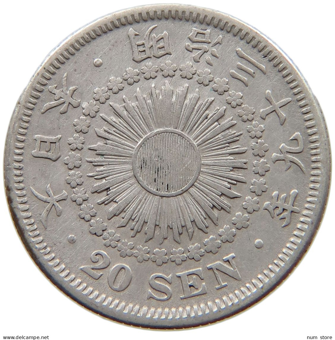 JAPAN 20 SEN 39 1906  #c058 0265 - Japon