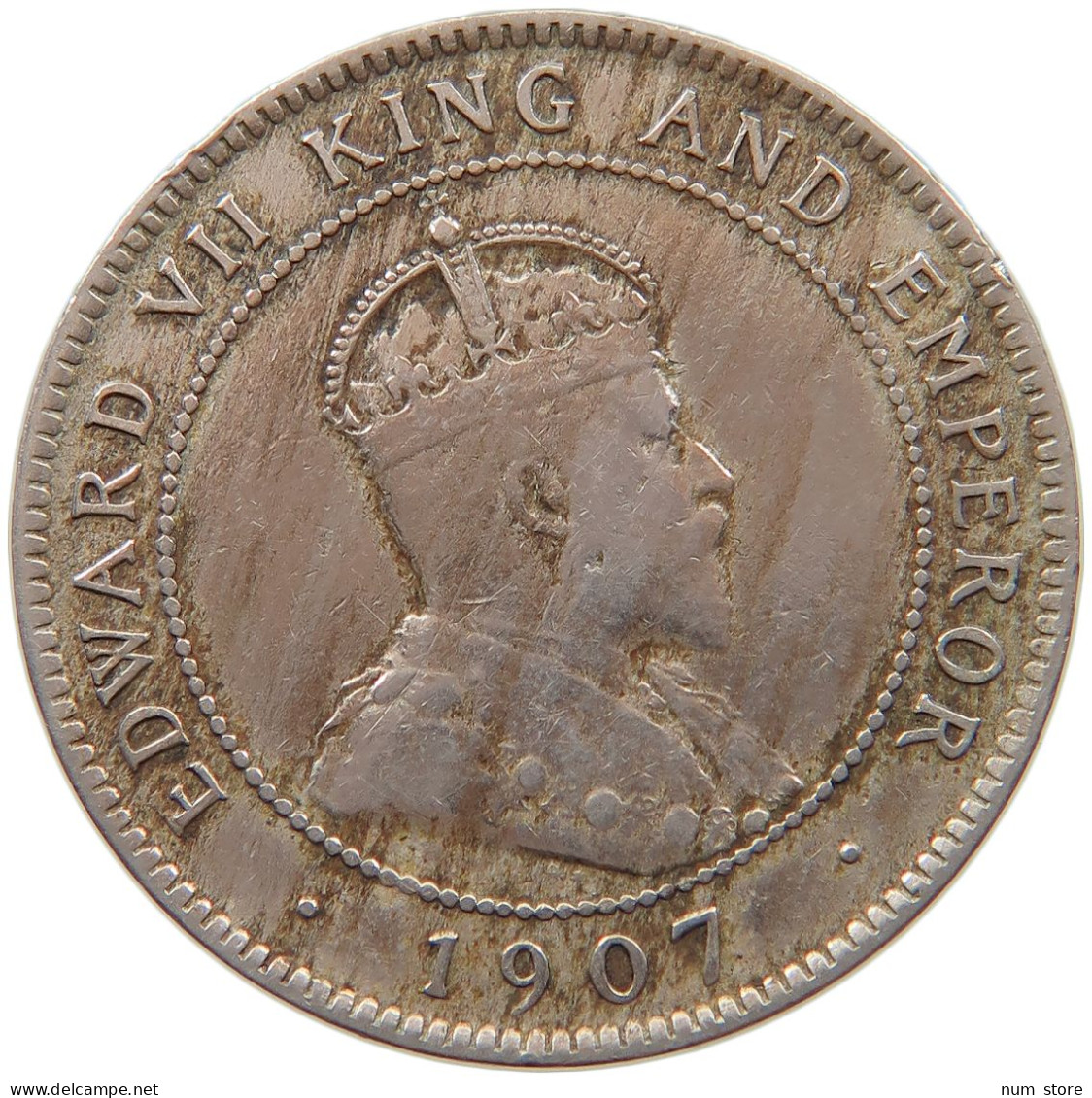 JAMAICA PENNY 1907 Edward VII., 1901 - 1910 #t162 0533 - Jamaique