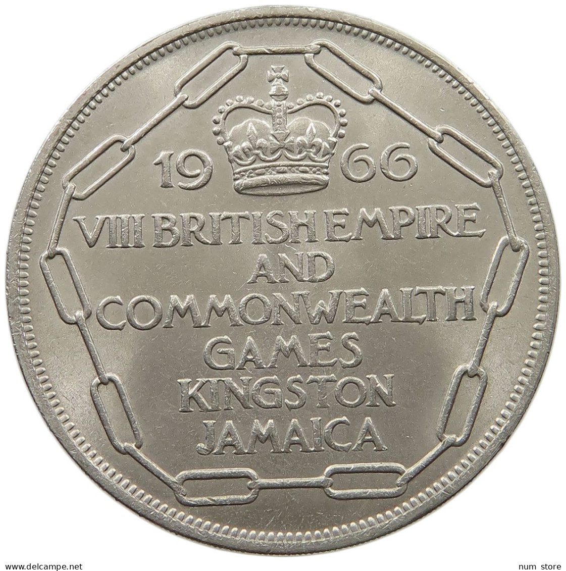 JAMAICA 5 SHILLINGS 1966  #s061 0225 - Jamaique