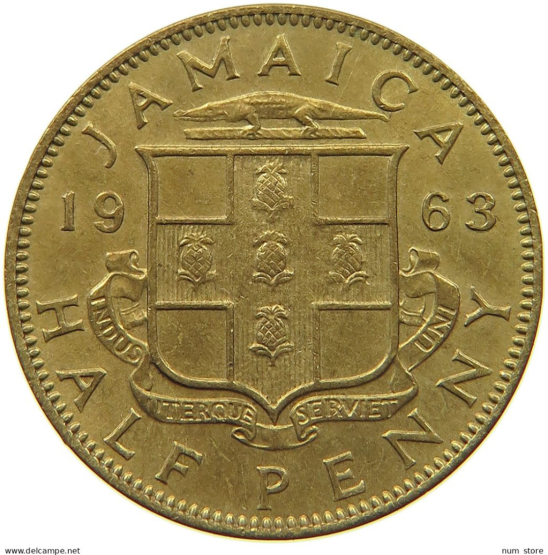 JAMAICA 1/2 PENNY 1963  #s060 0553 - Giamaica