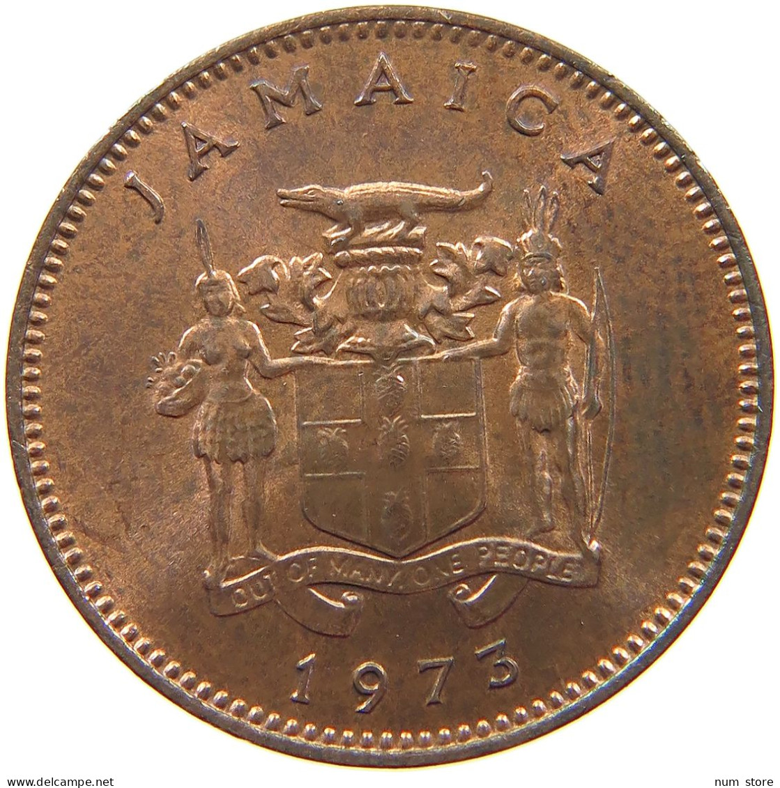 JAMAICA CENT 1973  #s062 0233 - Jamaique