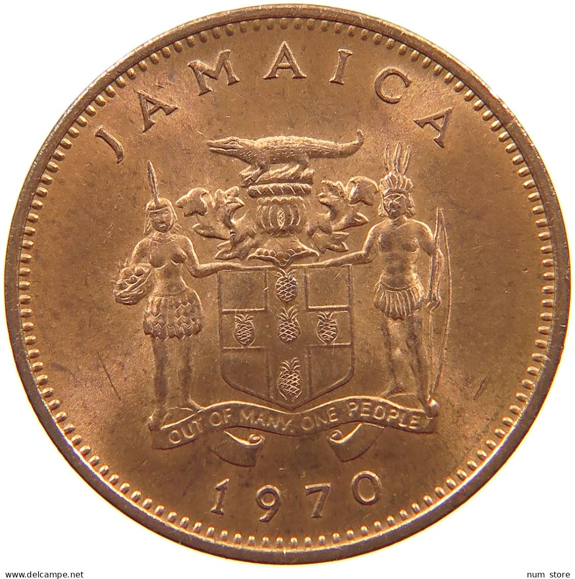 JAMAICA CENT 1970  #s062 0171 - Jamaica