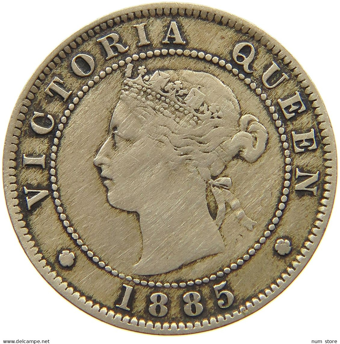 JAMAICA 1/2 PENNY 1885 Victoria 1837-1901 #s062 0065 - Giamaica