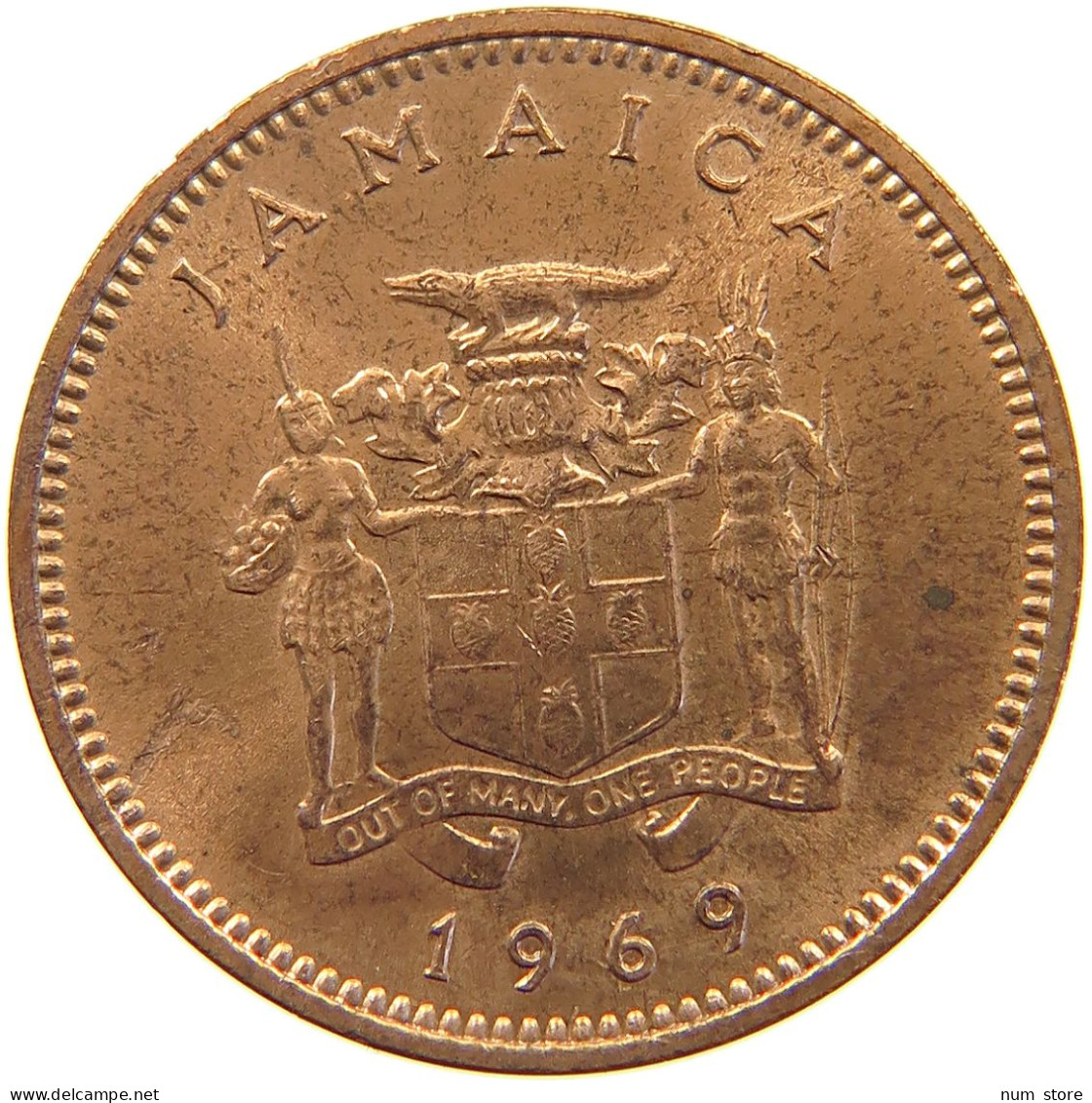 JAMAICA CENT 1969  #c079 0165 - Jamaica