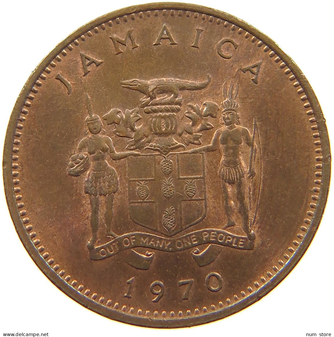 JAMAICA CENT 1970  #c081 0367 - Jamaique