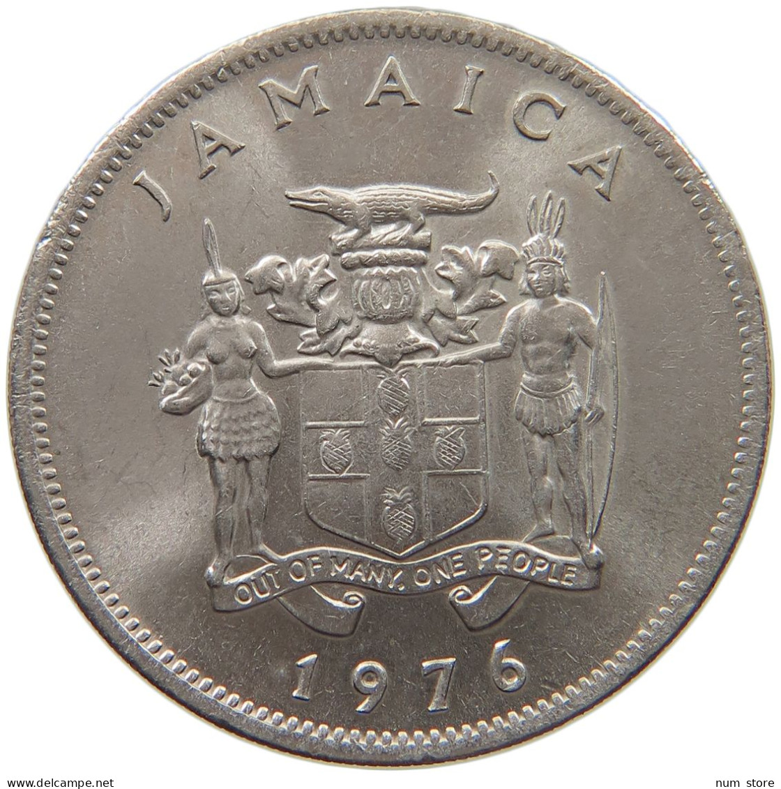 JAMAICA 20 CENTS 1976  #c036 0503 - Giamaica