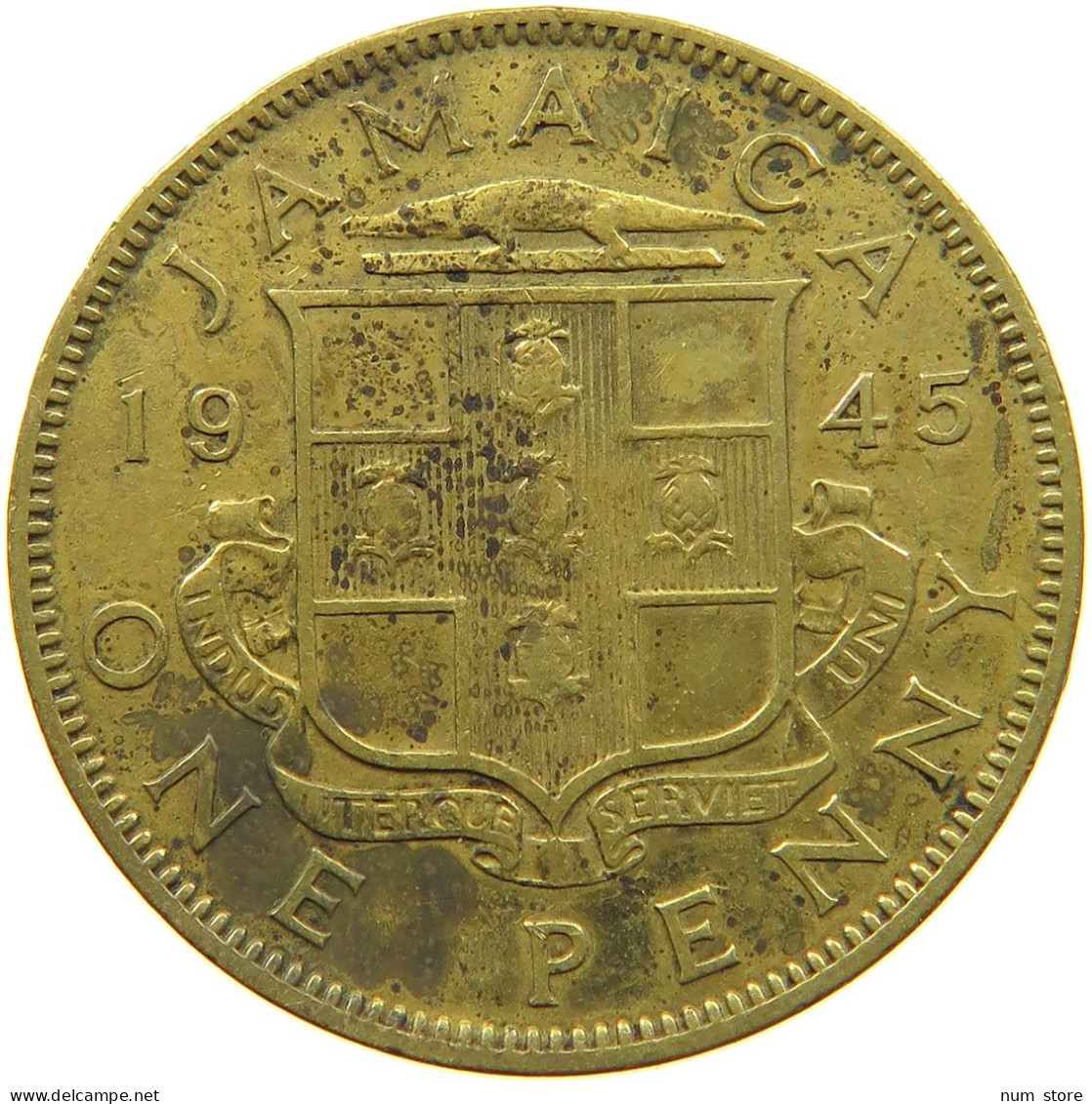 JAMAICA PENNY 1945 George VI. (1936-1952) #c011 0777 - Jamaica