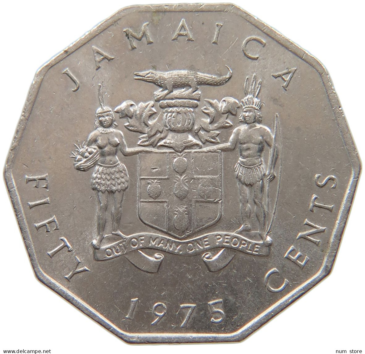 JAMAICA 50 CENTS 1975  #c071 0023 - Jamaica