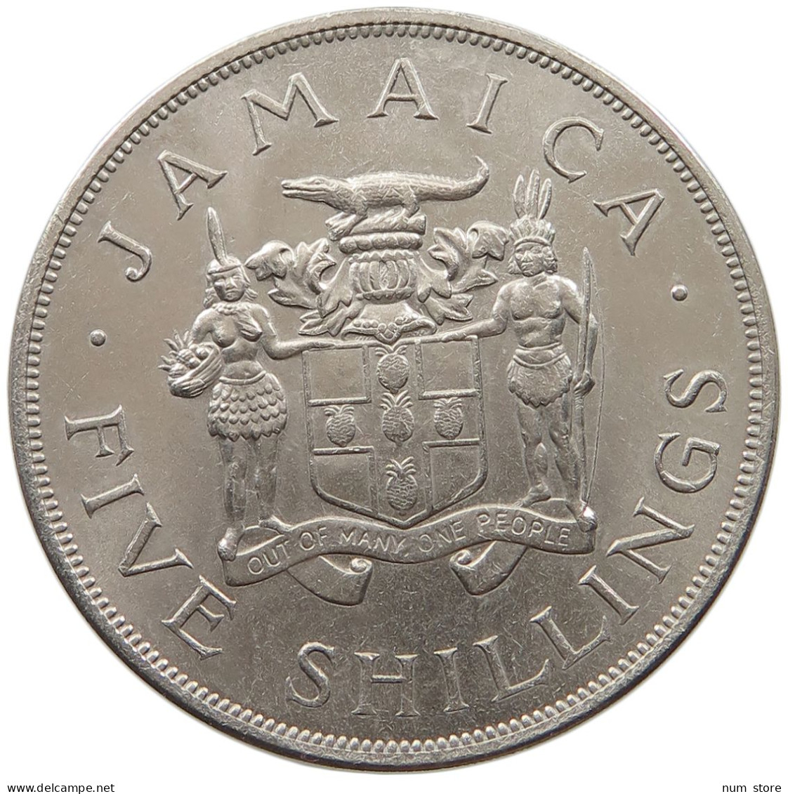 JAMAICA 5 SHILLINGS 1966  #alb059 0019 - Jamaica