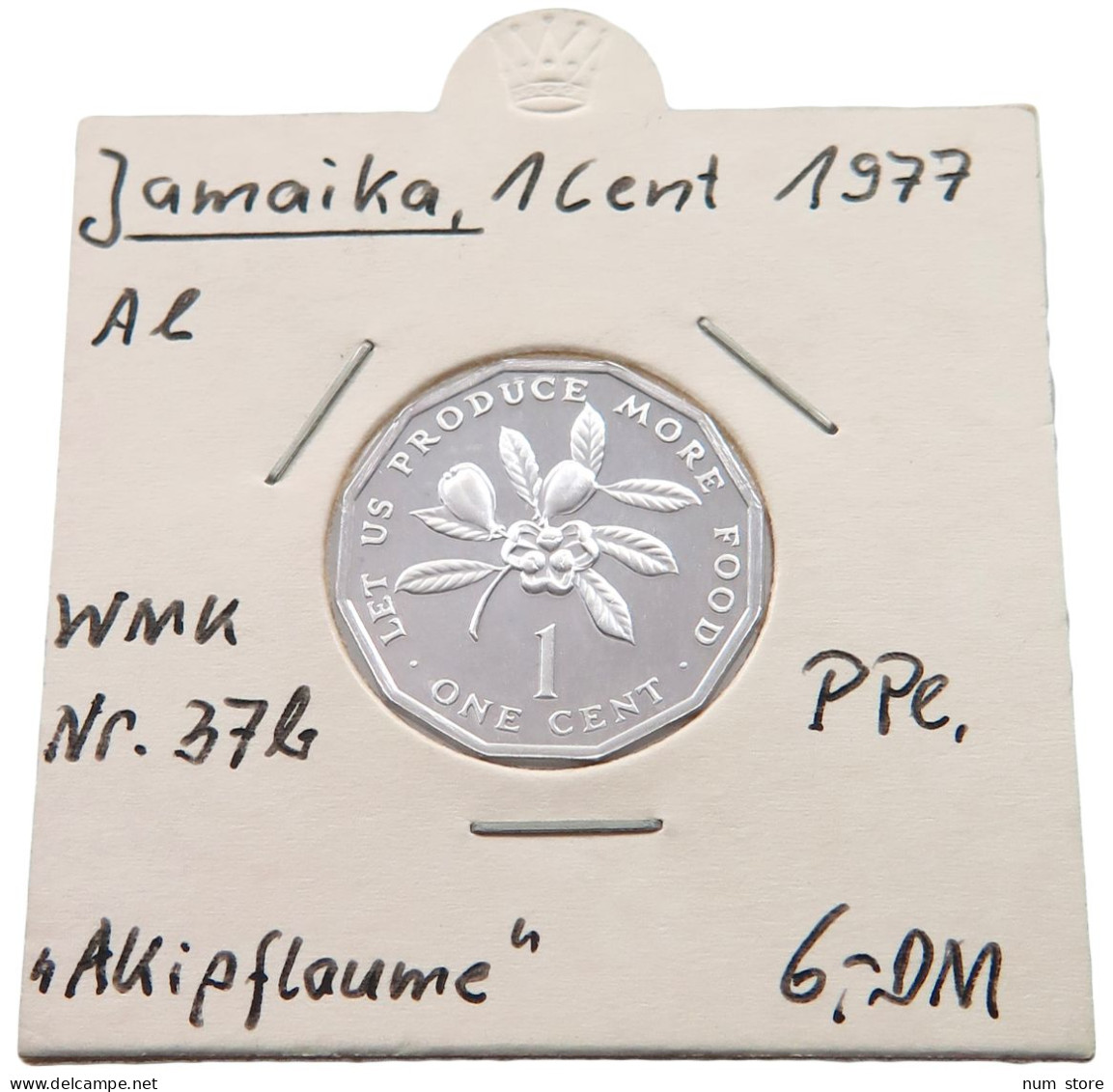 JAMAICA CENT 1977  #alb062 0273 - Jamaica