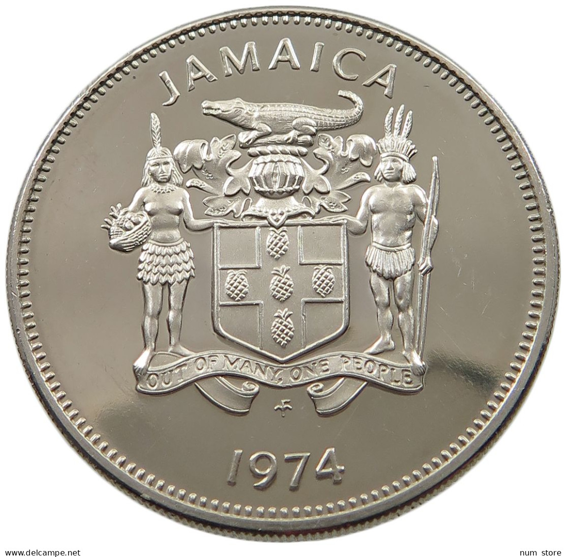 JAMAICA 20 CENTS 1974  #alb044 0197 - Jamaica