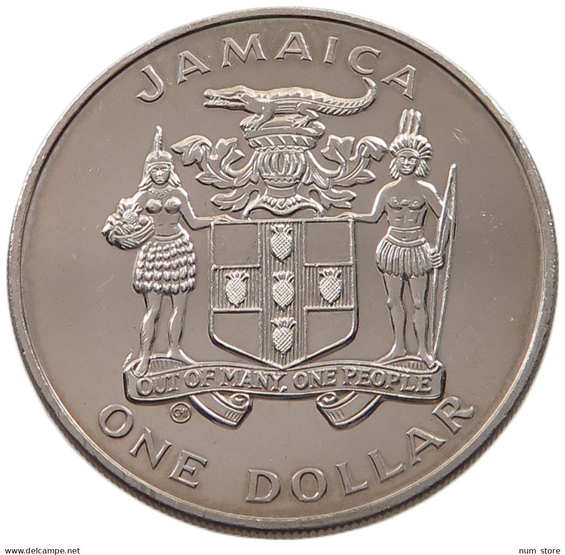 JAMAICA DOLLAR 1982  #alb039 0299 - Giamaica