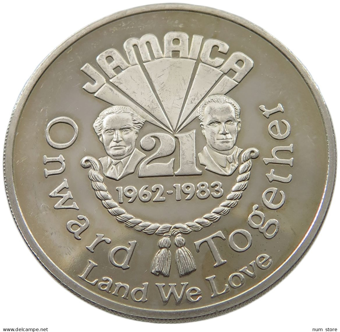 JAMAICA DOLLAR 1983 RARE #alb044 0105 - Jamaique