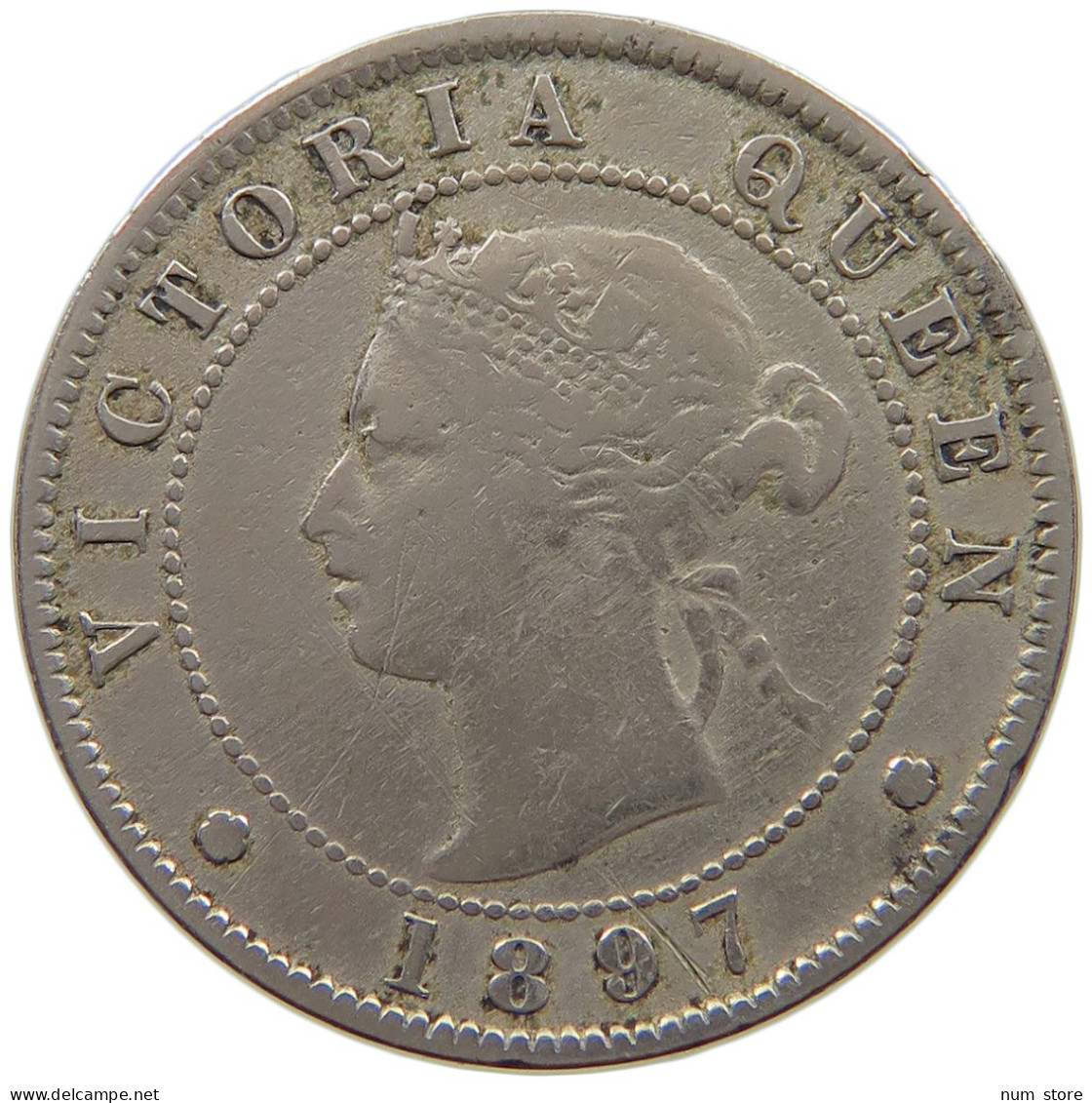 JAMAICA 1/2 PENNY 1897 Victoria 1837-1901 #a089 0475 - Jamaica