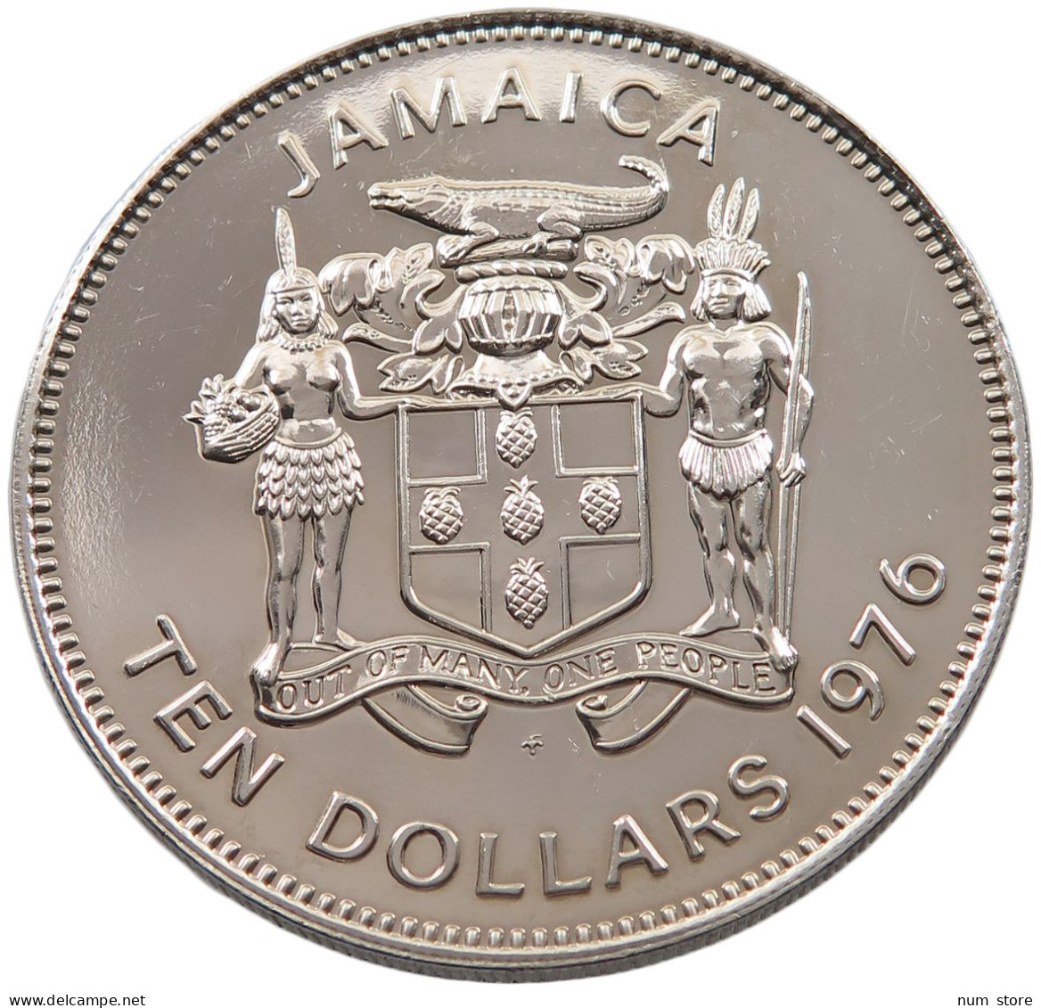 JAMAICA 10 DOLLARS 1976  #alb043 0463 - Jamaique