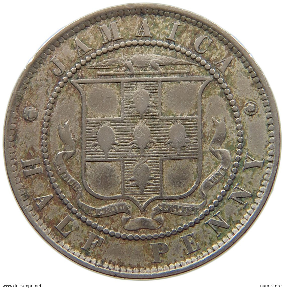 JAMAICA 1/2 PENNY 1891 Victoria 1837-1901 #a088 0313 - Jamaique