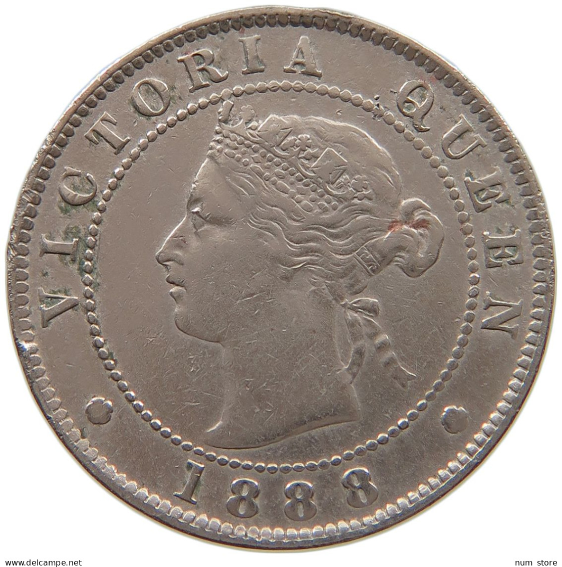 JAMAICA 1/2 PENNY 1888 Victoria 1837-1901 #a079 0471 - Jamaique