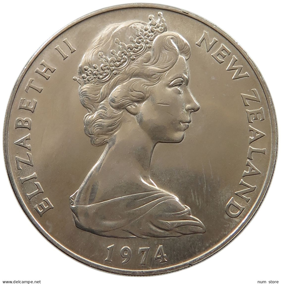 NEW ZEALAND DOLLAR 1974 Elizabeth II. (1952-2022) #c005 0129 - New Zealand