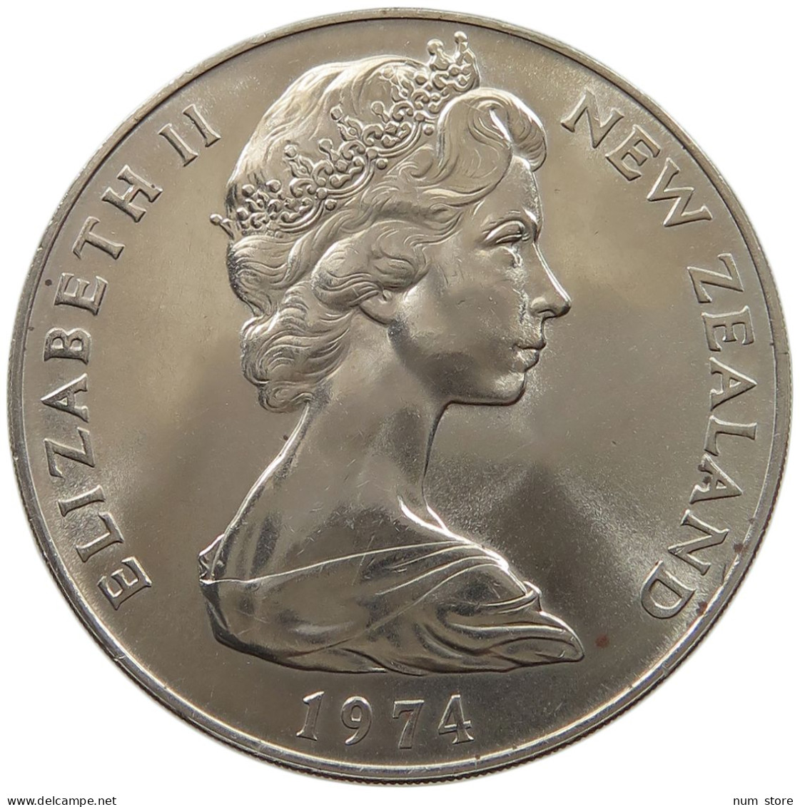 NEW ZEALAND DOLLAR 1974 Elizabeth II. (1952-2022) #a096 0281 - Nieuw-Zeeland