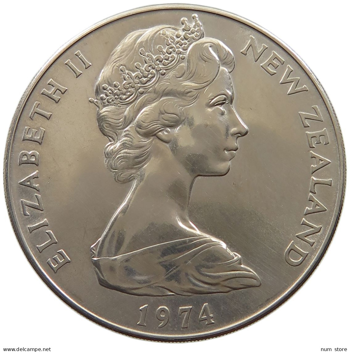 NEW ZEALAND DOLLAR 1974 Elizabeth II. (1952-2022) #a096 0275 - Nieuw-Zeeland