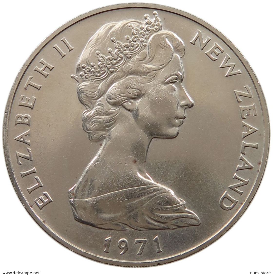 NEW ZEALAND DOLLAR 1971 Elizabeth II. (1952-2022) #a096 0271 - Nieuw-Zeeland