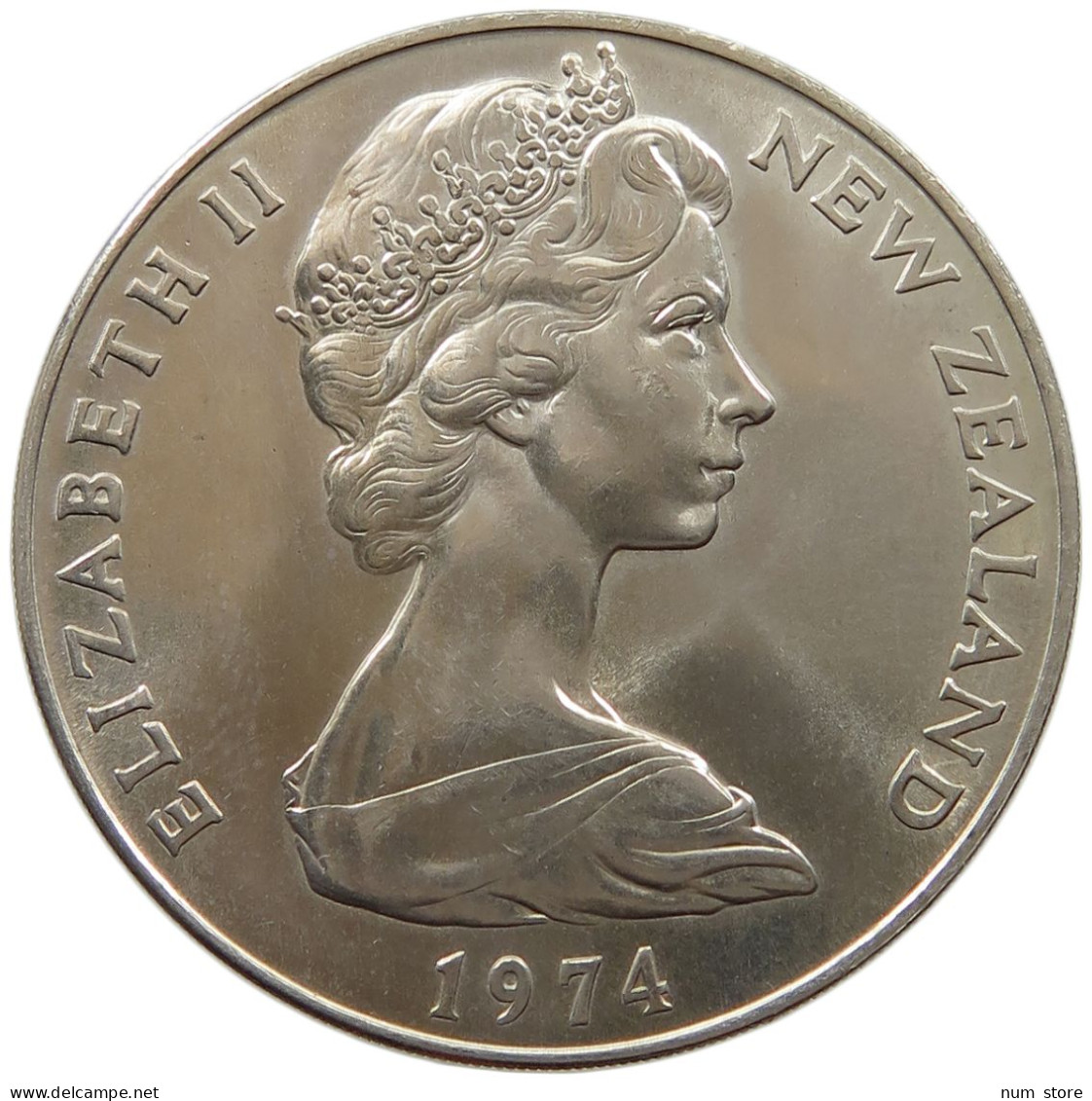 NEW ZEALAND DOLLAR 1974 Elizabeth II. (1952-2022) #a096 0279 - Nieuw-Zeeland